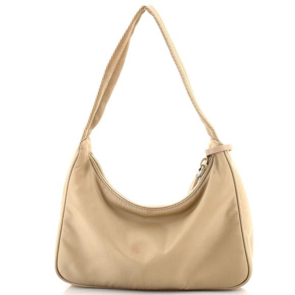 Prada Re-Edition 2000 Hobo Tessuto Mini Neutral - Picture 3 of 6